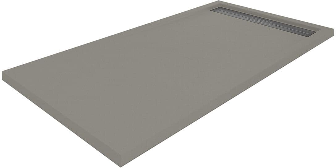 Profiltek Plato de ducha extraplano de resina Daray .  (150 x 90 cm) Zinc