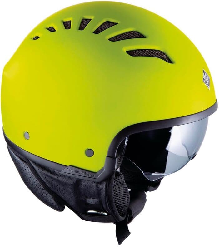 Tucano URBANO - Casco El’Fresh Matt Giallo Hi-Vis Giallo,Alta visibilità XS