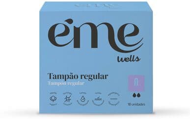 Éme Wells Tampões Menstruais Fluxo Normal Éme 18 un