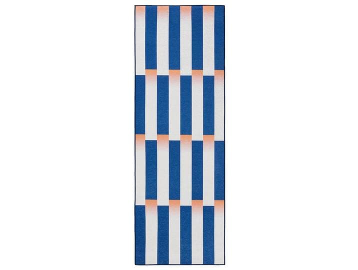 Tapis de couloir bleu 70x200