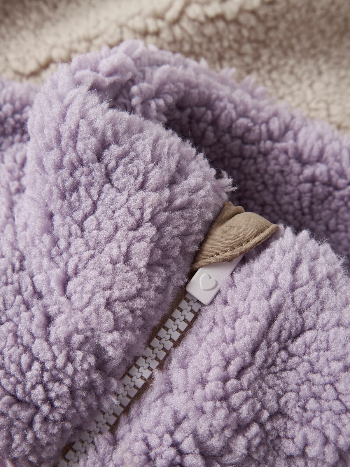 Fleecejacke NAME IT "NMFMONICA TEDDY JACKET BLOCK", Mädchen, Gr. 86, peyote, Web, Fleece, Obermaterial: 100% Polyester, bedruckt, regular fit normal, Jacken Fleecejacke