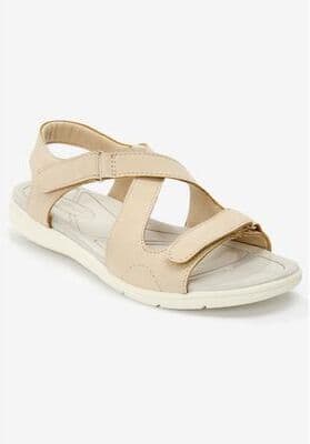 Women's The Anouk Sandal by Comfortview in Tan (Size 7 1/2 M)
