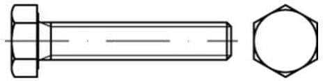 ISO 4017 Sechskantschraube VG M12x40 Stahl 10.9 zinklamellenbeschichtet ; Industrial Quality Supplies (040173540120040)