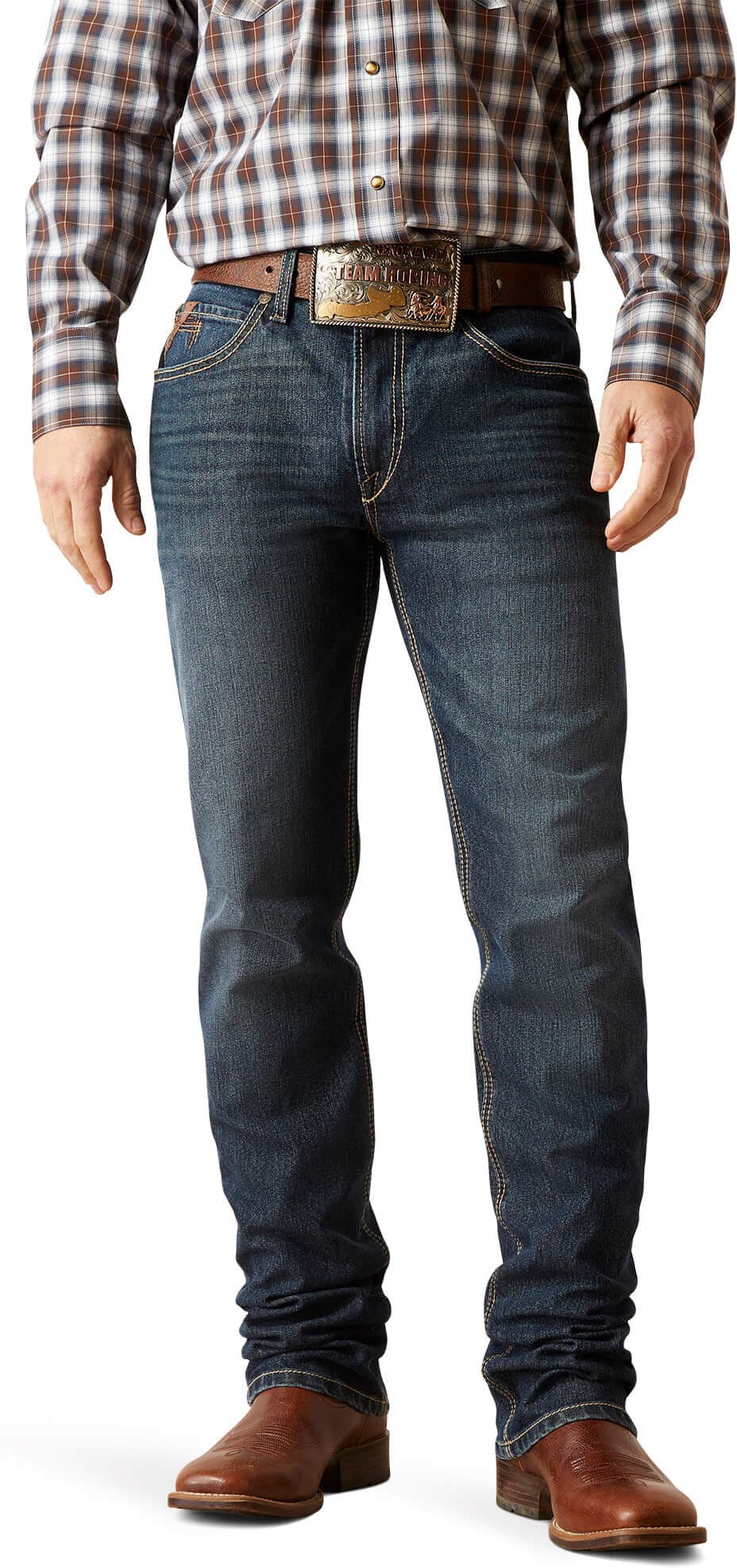 Men's M4 Relaxed Derek Boot Cut Jeans in Atlas, Size: 44 X 36 by Ariat