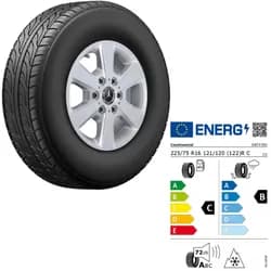 225/75 R16 121/120 (122)R C Mercedes-Benz 907 Sprinter Winterkomplettrad Contine