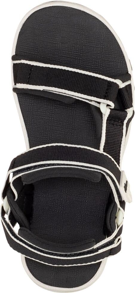 Outdoorsandale JACK WOLFSKIN "SEVEN SEAS 3 K", Mädchen, Gr. UK 11 - EU 29, atmungsaktiv, schwarz, Main Material: 100% Polyamide Second Material Lining Sole: 100% Rubber/ EVA, Schuhe Outdoorsandale schwarz UK 11 - EU 29, atmungsaktiv