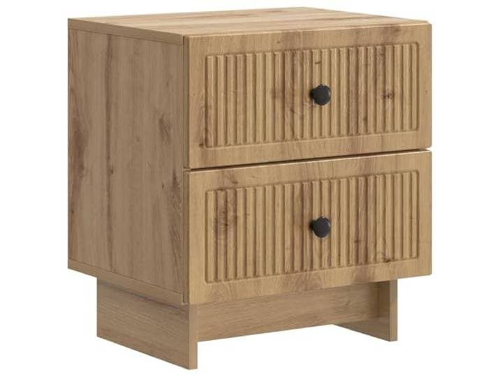 Makastle Nachttisch Artisan-Eiche 43 x 34,5 x 47,5 cm Holzwerkstoff