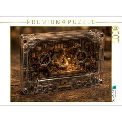 CALVENDO Puzzle Zwischen Spulen und Erinnerungen | 1000 Teile Lege-Größe 64x48cm Foto-Puzzle für glückliche Stunden
