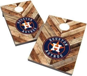 Skip's Garage Houston Astros 2x4 MLB Cornhole Bag Toss