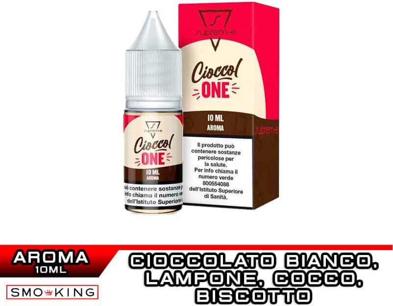 Suprem-E CIOCCOLONE Aroma 10 ml  Biscotto Lampone Cioccolato bianco Cocco