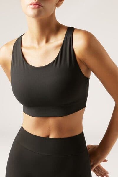 Calzedonia Top Sculpt Žena Černá Velikost S