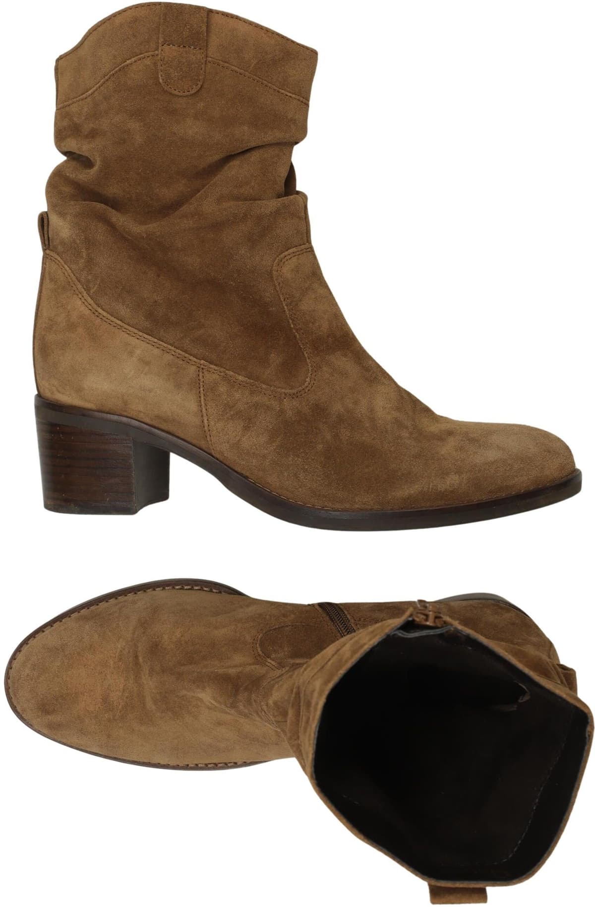Gabor Damen Stiefelette, Braun, Gr. EU 42 (UK 8), Leder - Second Hand