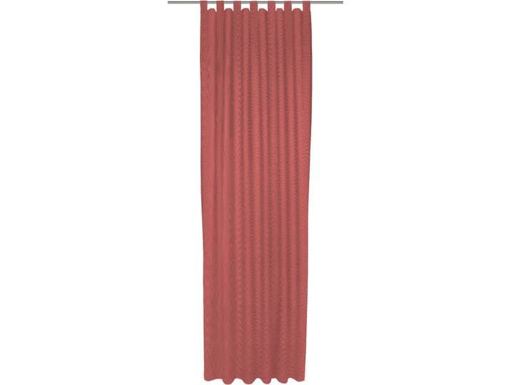 Vorhang ADAM Uni Collection light , rot, B:142cm H:405cm, Baumwolle (Bio-Baumwolle), Gardinen, Vorhang, aus 100% Bio-Baumwolle