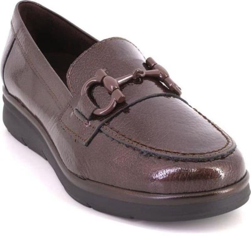 Pitillos 10701 Mocasines Marrones Con Adorno Metálico Marron 38 Mujer
