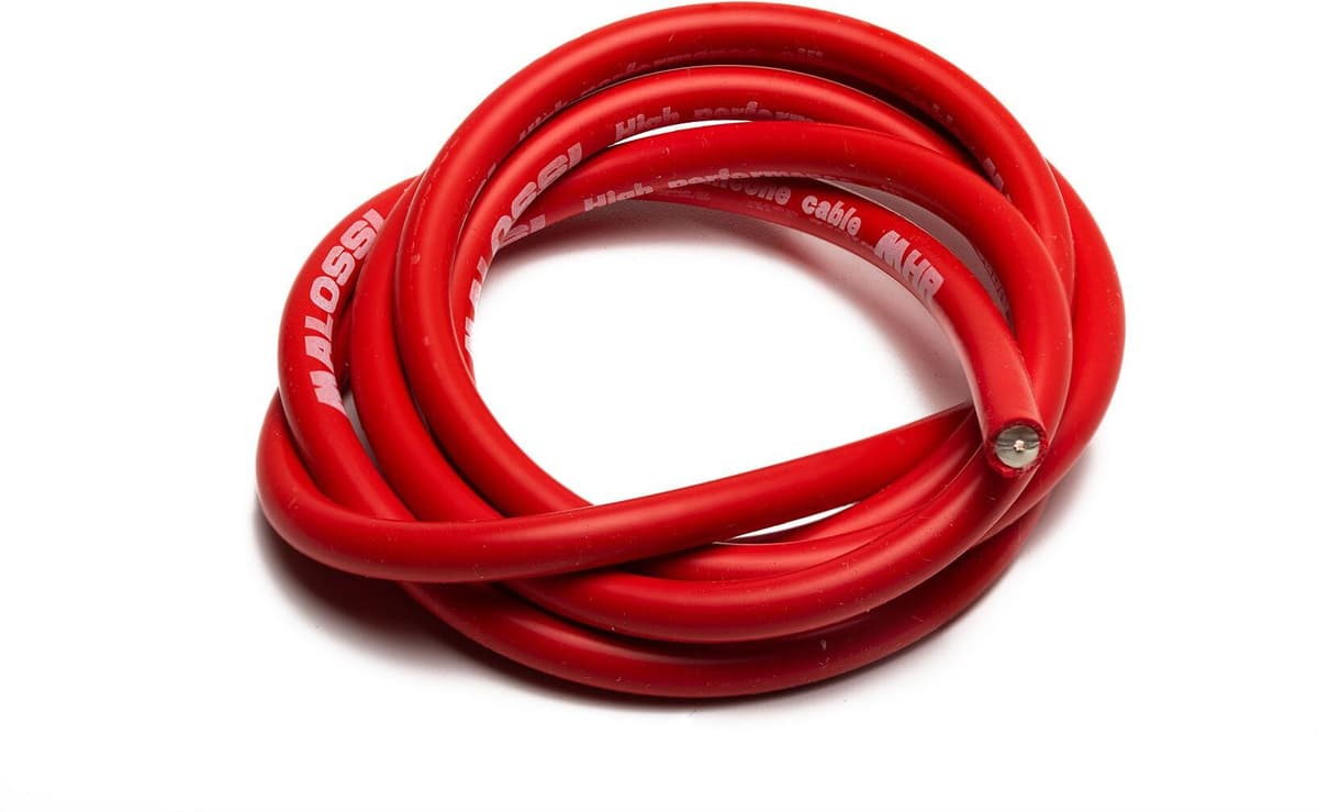 Cavo Candela Con 7mm Lunghezza 50cm Malossi Vespa Primavera 4v 50 4t Euro 2 (C532m)
