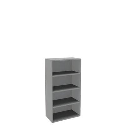 Regal, 1-teilig, 4 OH, B 800 mm, silber