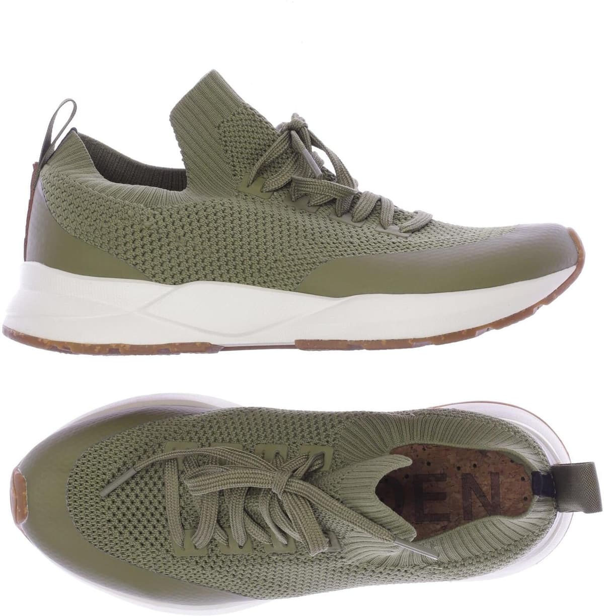 Woden Damen Sneaker, Grün, Gr. EU 38, kein / Etikett - Second Hand